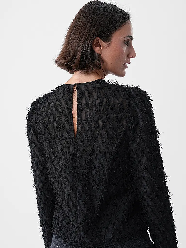 HUGO | Blusón CUSANI-1 | Negro