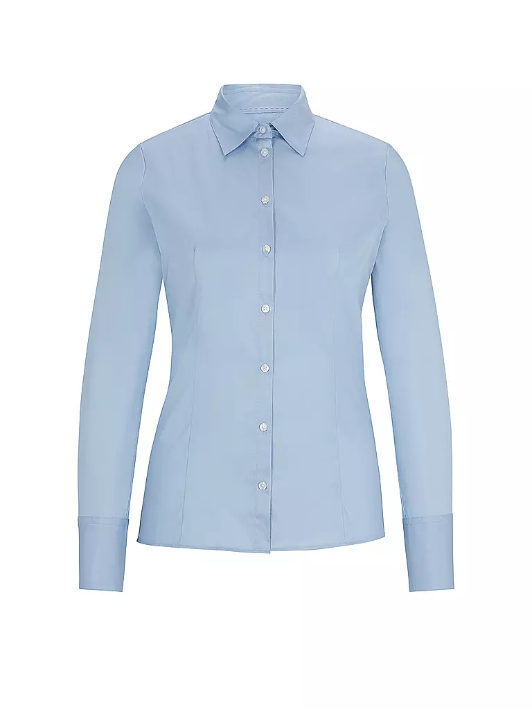 HUGO | Blusa Slim Fit | Azul claro