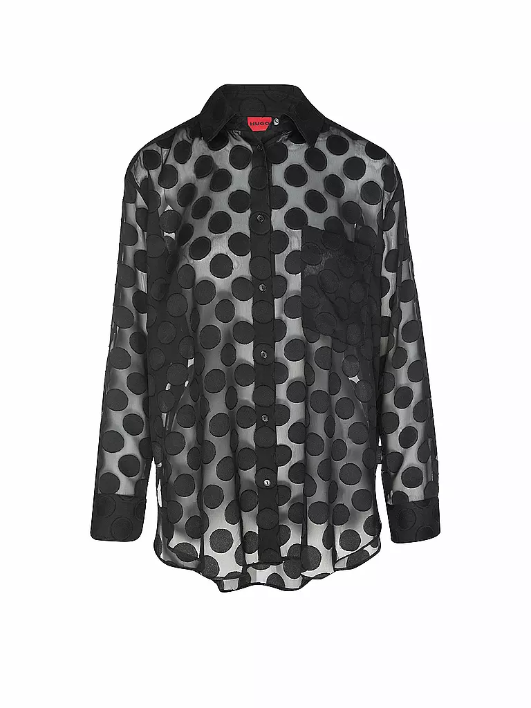 HUGO | Bluse ELODINA | Negro