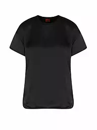 HUGO | Blusenshirt  | Negro