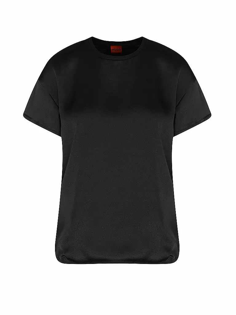 HUGO | Blusenshirt  | Negro
