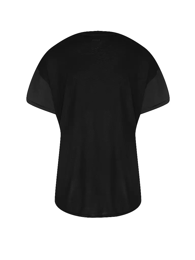 HUGO | Blusenshirt  | Negro