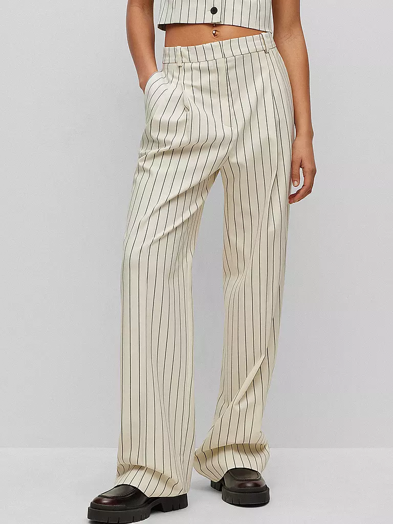 HUGO | Businesshose HAVIRA | Crema