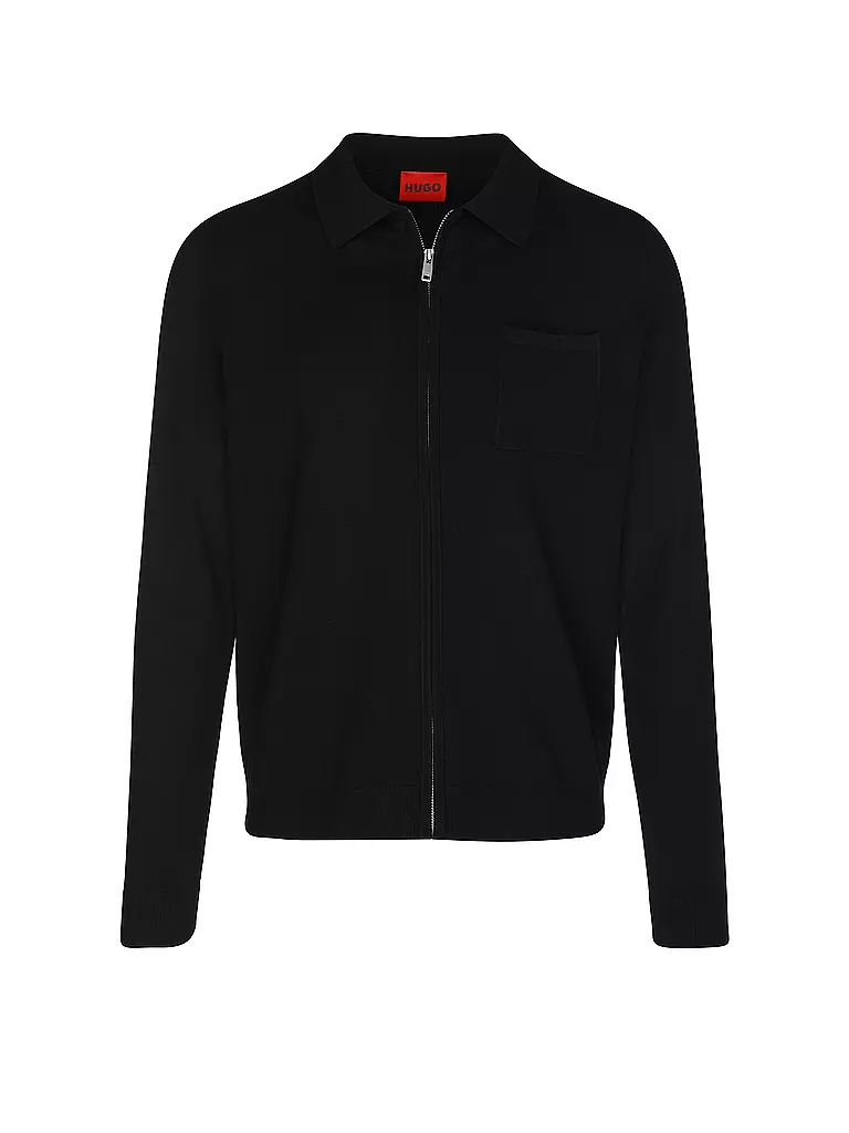 HUGO | Cárdigan SAN JEAN | Negro