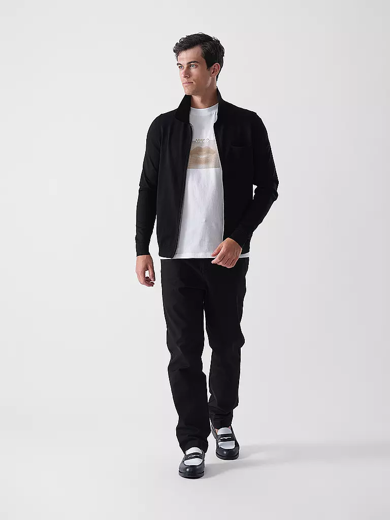 HUGO | Cárdigan SAN JEAN | Negro