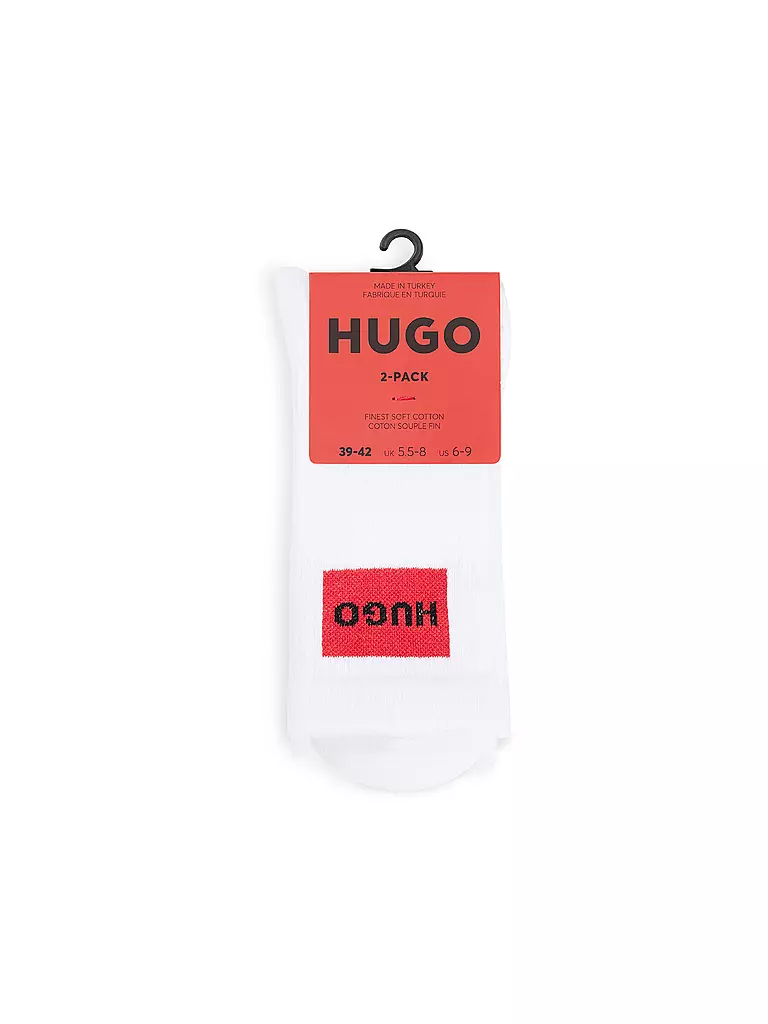 HUGO | Calcetines paquete de 2 blanco | 