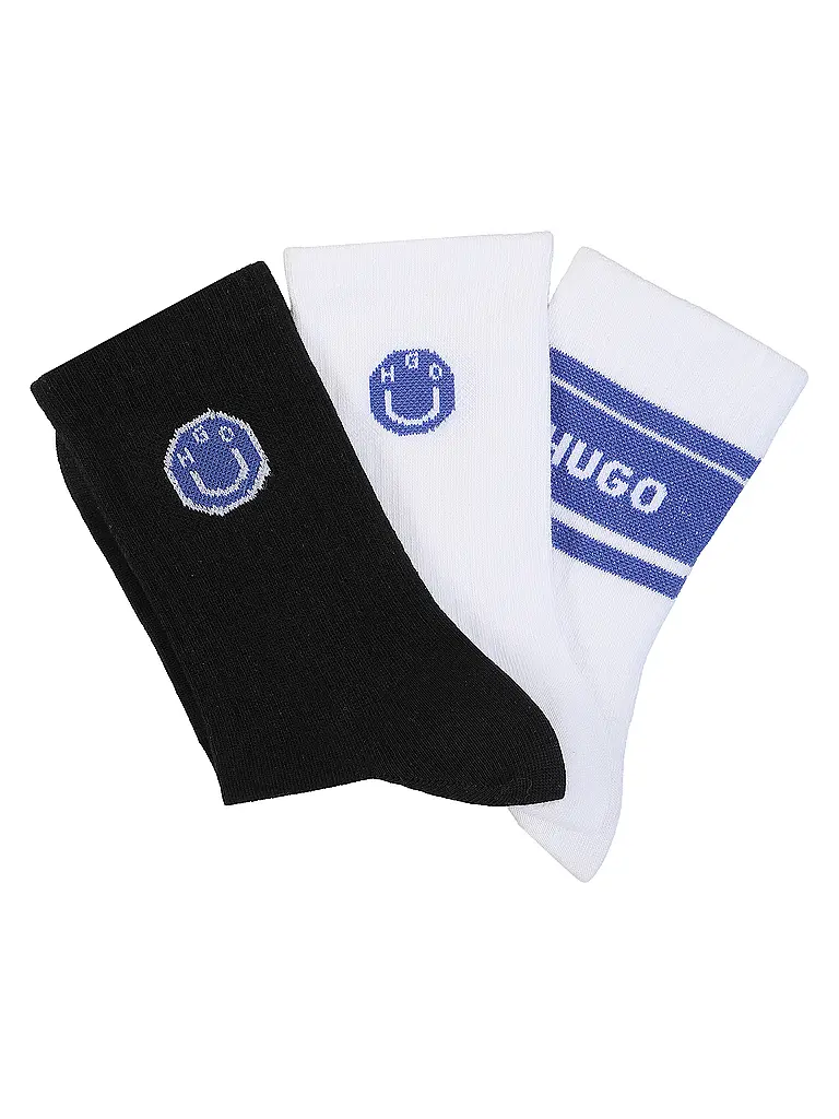 HUGO | Calcetines paquete de 3 open miscellaneous | Crema