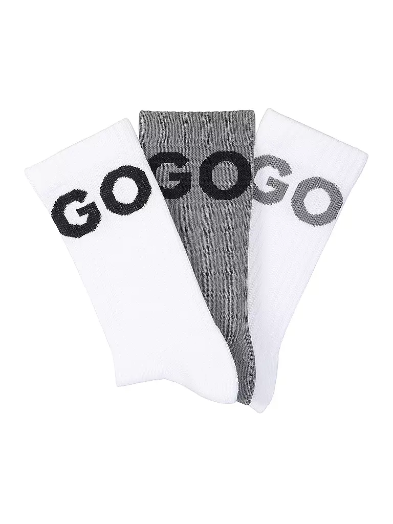 HUGO | Calcetines paquete de 3 unidades open miscellaneous | Gris