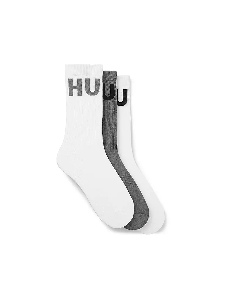 HUGO | Calcetines paquete de 3 unidades open miscellaneous | Gris