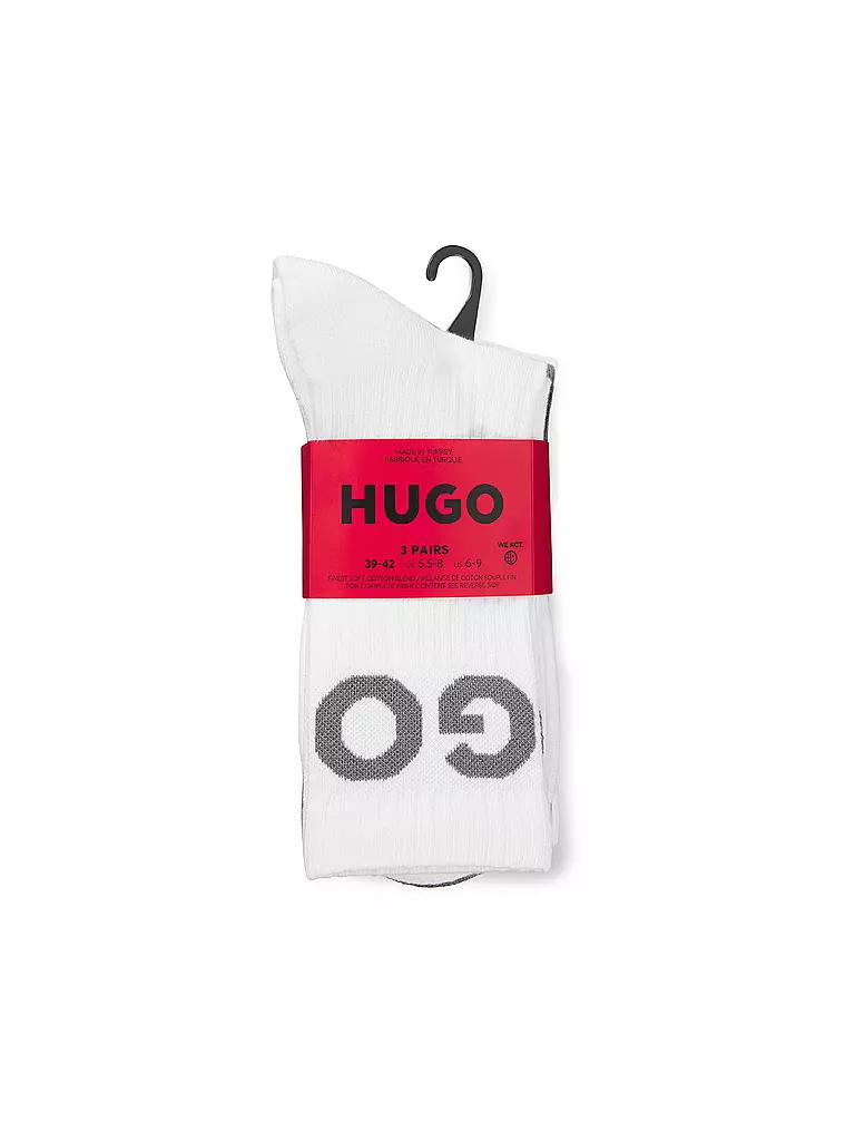 HUGO | Calcetines paquete de 3 unidades open miscellaneous | Gris