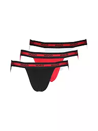 HUGO | Calzoncillos JOCKSTR paquete de 3 rojo brillante | Rojo