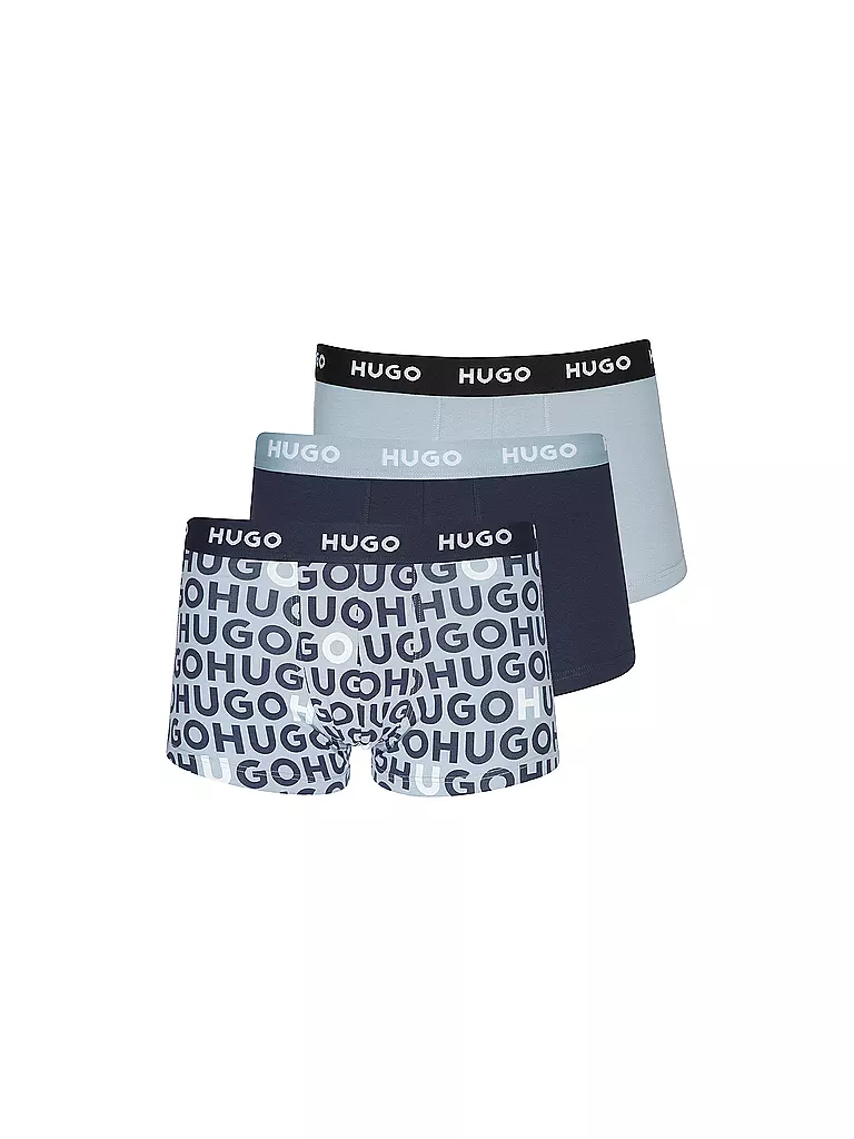 HUGO | Calzoncillos paquete de 3 abiertos varios | Azul