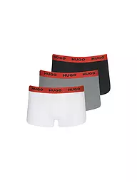 HUGO | Calzoncillos paquete de 3 negro gris blanco | Blanco