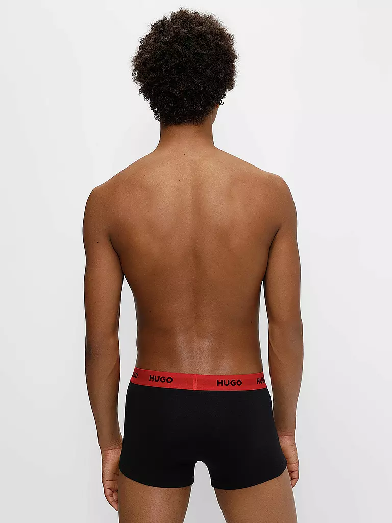 HUGO | Calzoncillos paquete de 3 negro oliva rojo | 