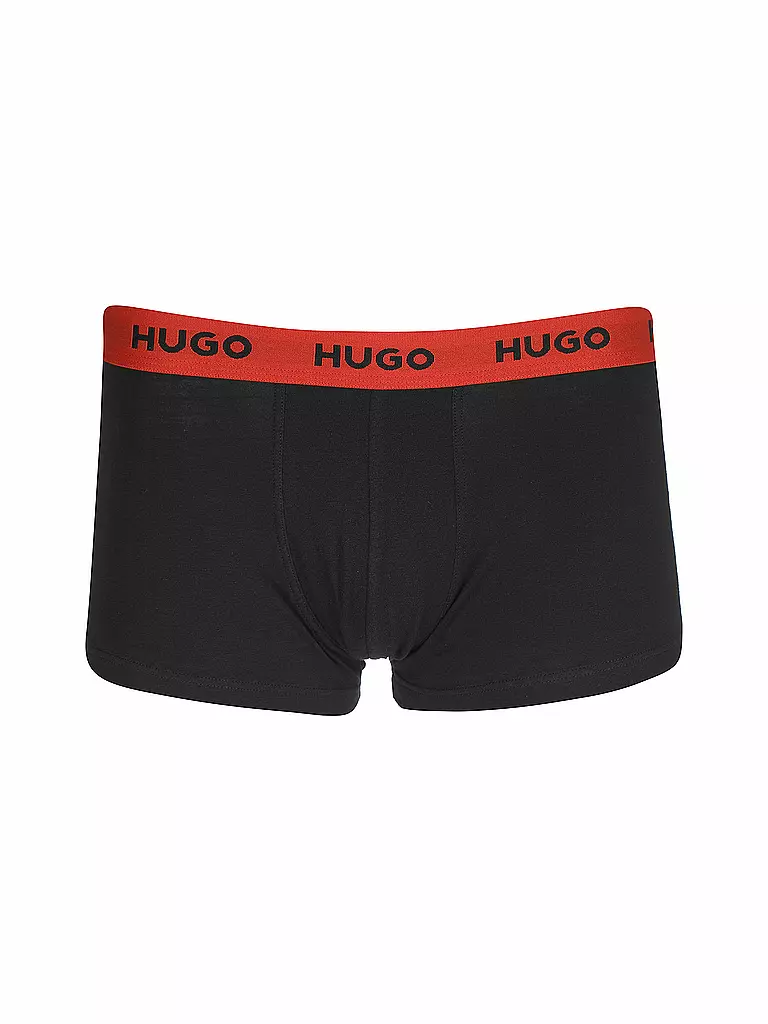 HUGO | Calzoncillos paquete de 3 negro rojo | Negro