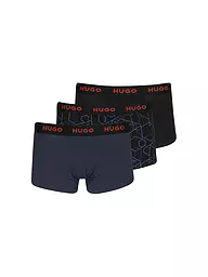 HUGO | Calzoncillos paquete de 3 negro gris blanco | Azul