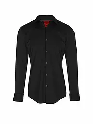 HUGO | Camisa de punto Slim Fit KENNO | Negro