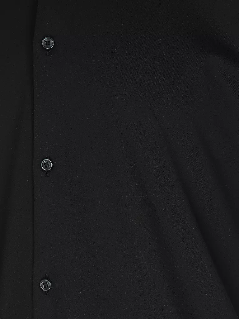 HUGO | Camisa de punto Slim Fit KENNO | Negro