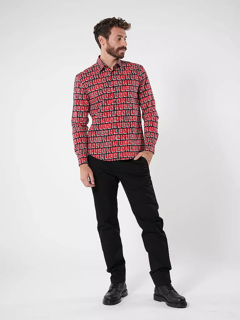 HUGO | Camisa Slim Fit ERMO | Rojo