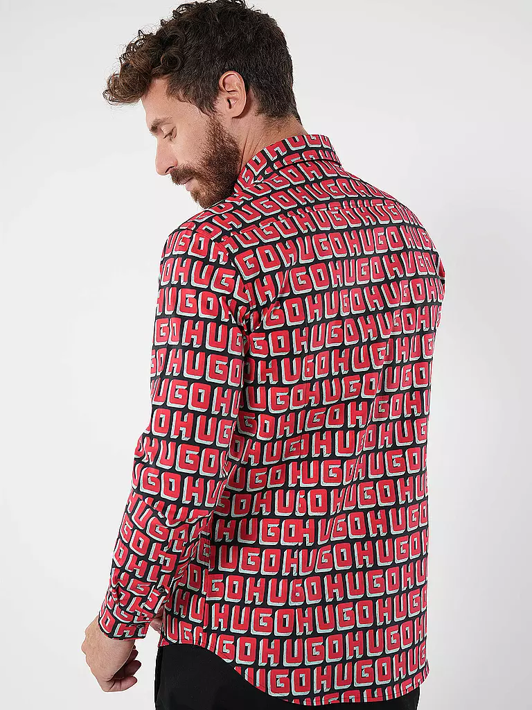 HUGO | Camisa Slim Fit ERMO | Rojo