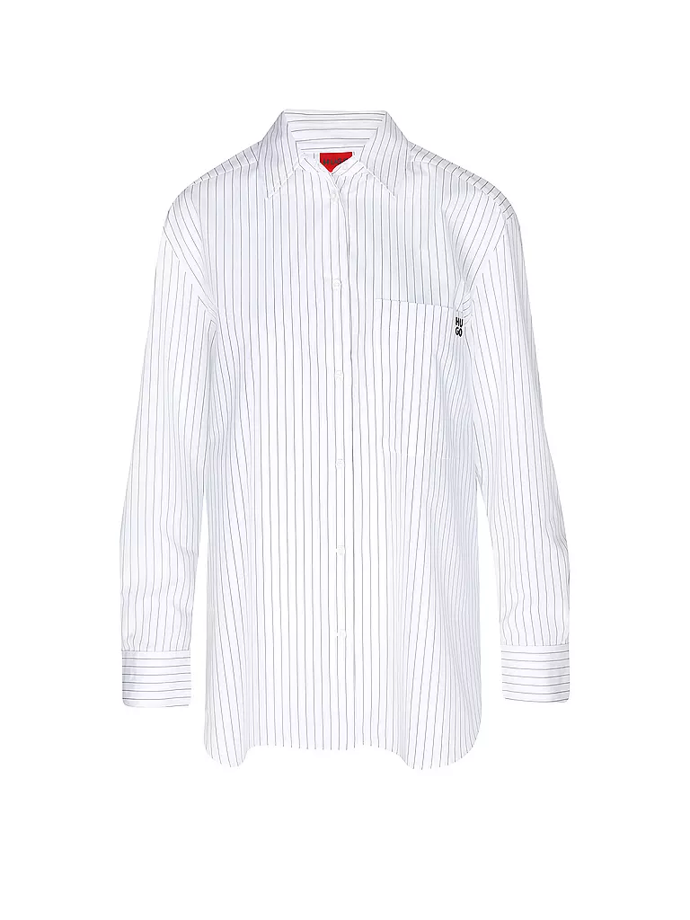 HUGO | Camisa tipo blusa holgada | Blanco