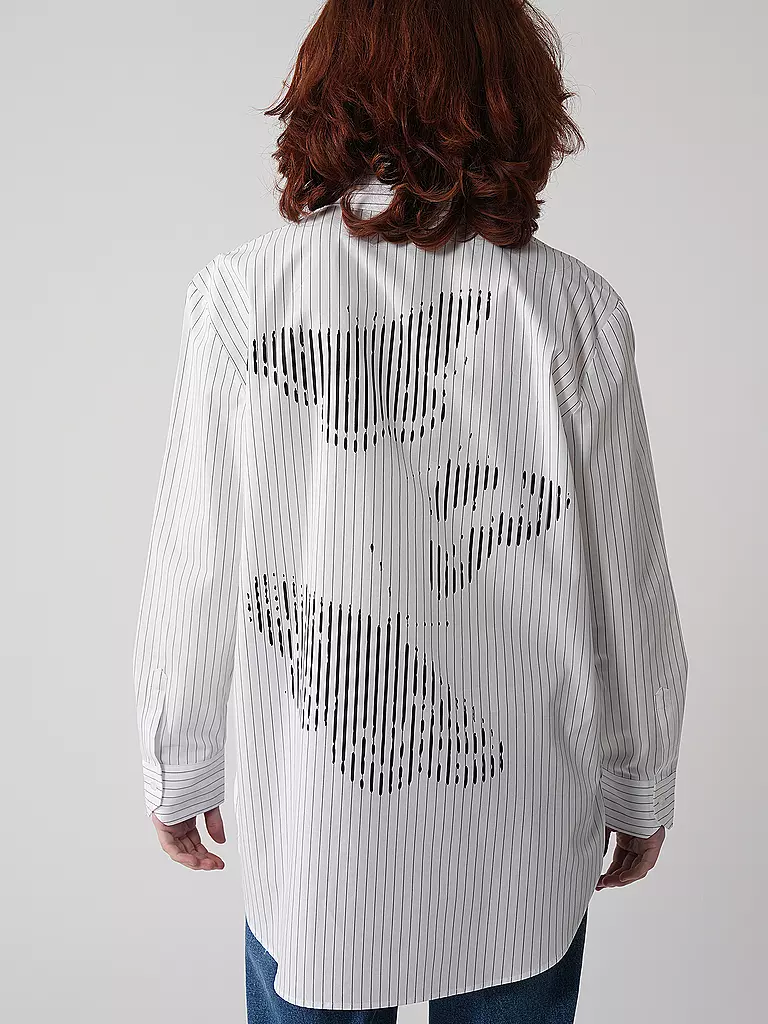 HUGO | Camisa tipo blusa holgada | Blanco