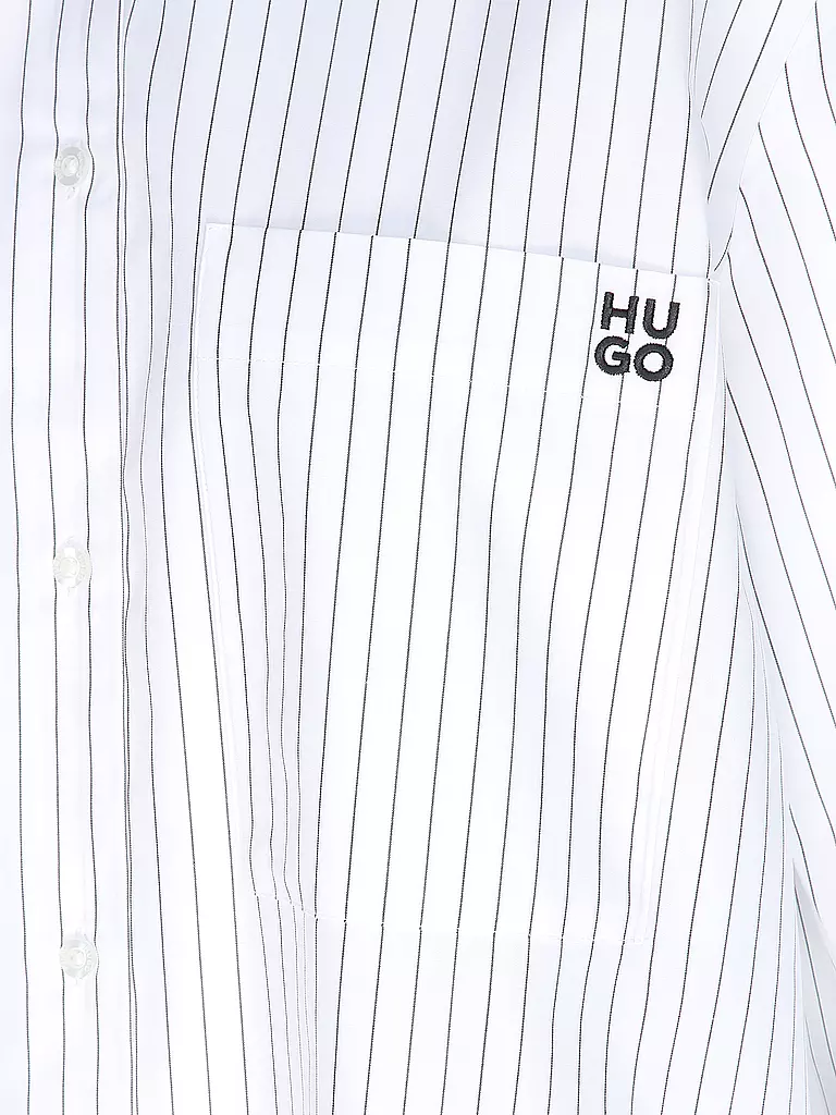HUGO | Camisa tipo blusa holgada | Blanco