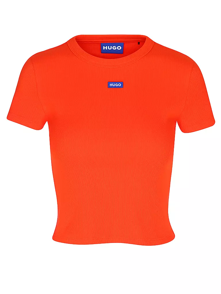HUGO | Camiseta corta ajustada | orange