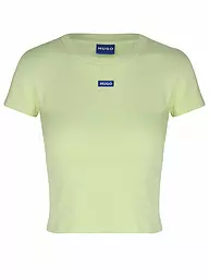 HUGO | Camiseta Cropped Fit | Verde claro