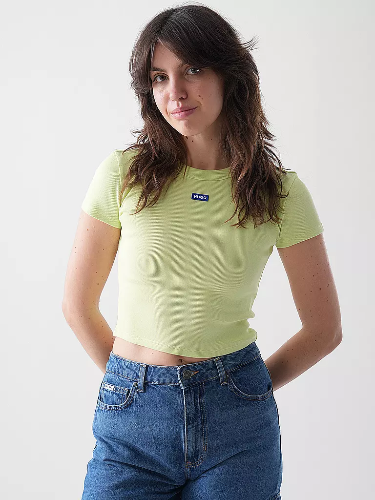 HUGO | Camiseta Cropped Fit | 