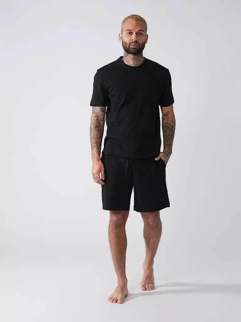 HUGO | Camiseta de estar en casa AUSTIN | Negro