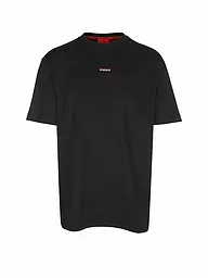 HUGO | Camiseta de estar en casa SPLIT | Negro