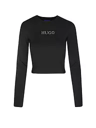 HUGO | Camiseta de manga larga DELLA_B | Negro