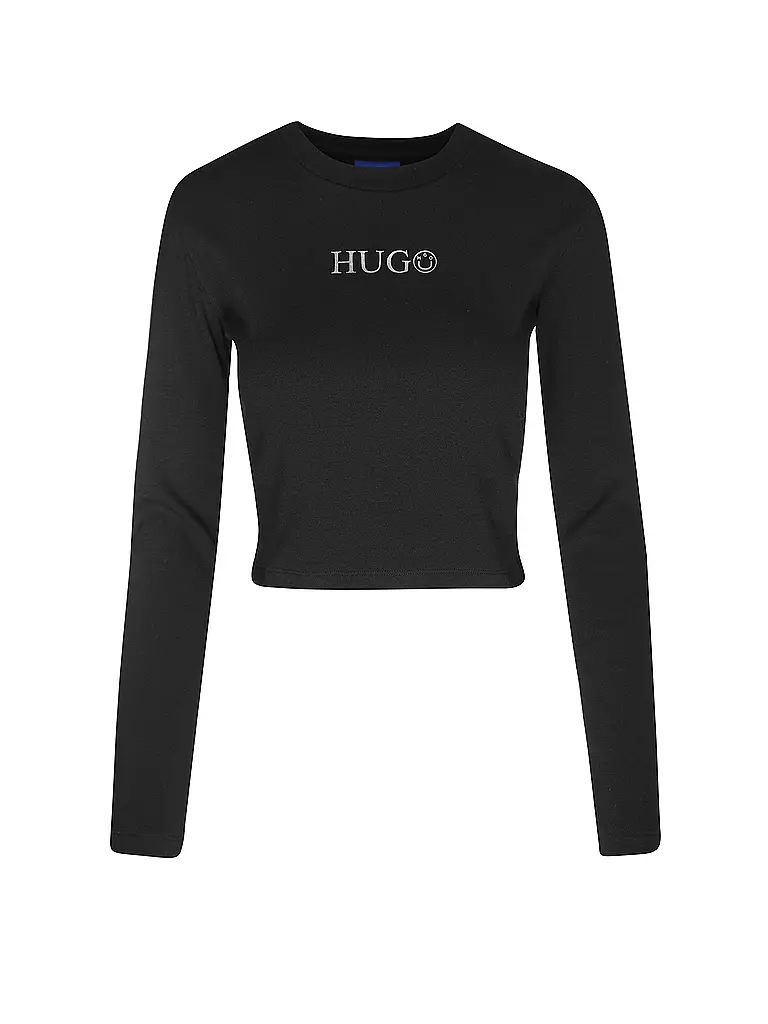 HUGO | Camiseta de manga larga DELLA_B | schwarz