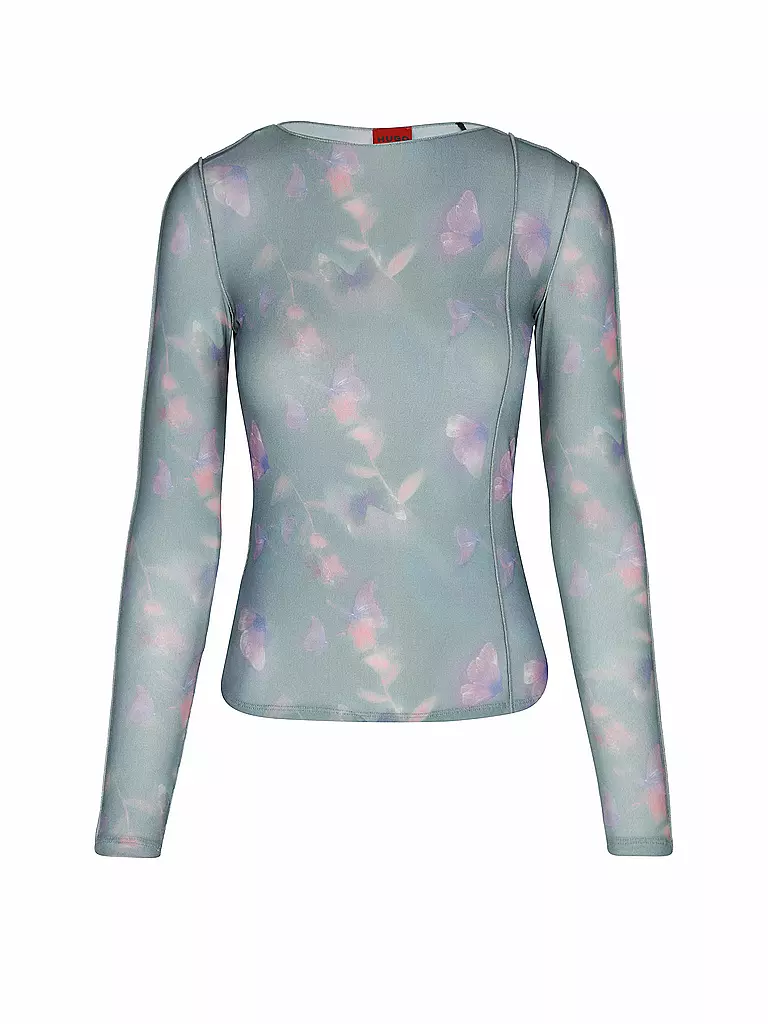 HUGO | Camiseta de manga larga DEUPHINE | Verde claro