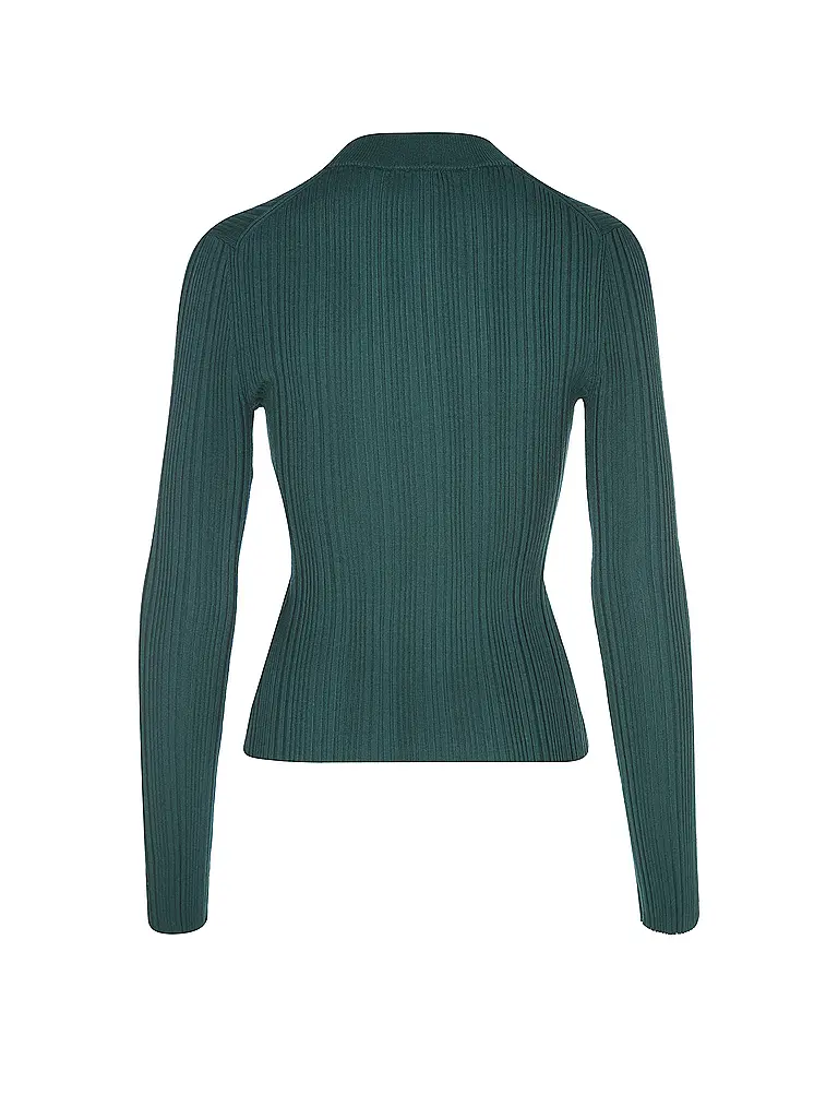 HUGO | Camiseta de manga larga SARPHAMMILK | Verde oscuro