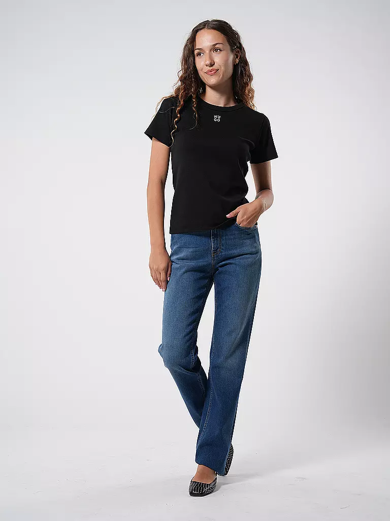 HUGO | Camiseta DELORIS | Negro