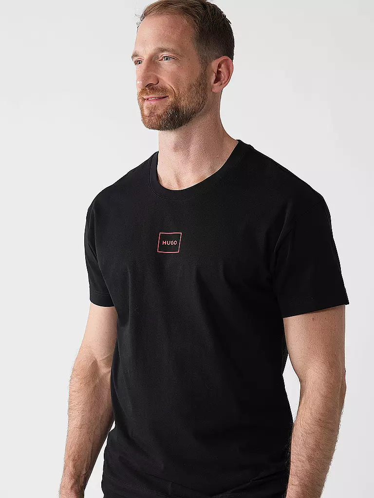 HUGO | Camiseta Loungewear LAZE | Negro