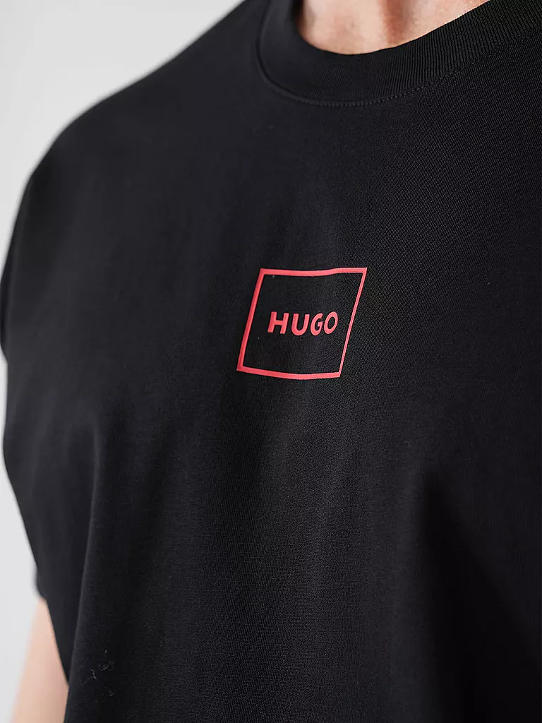 HUGO | Camiseta Loungewear LAZE | Negro
