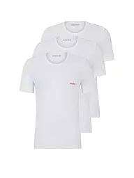 HUGO | T-Shirt Paquete de 3 negro | Blanco