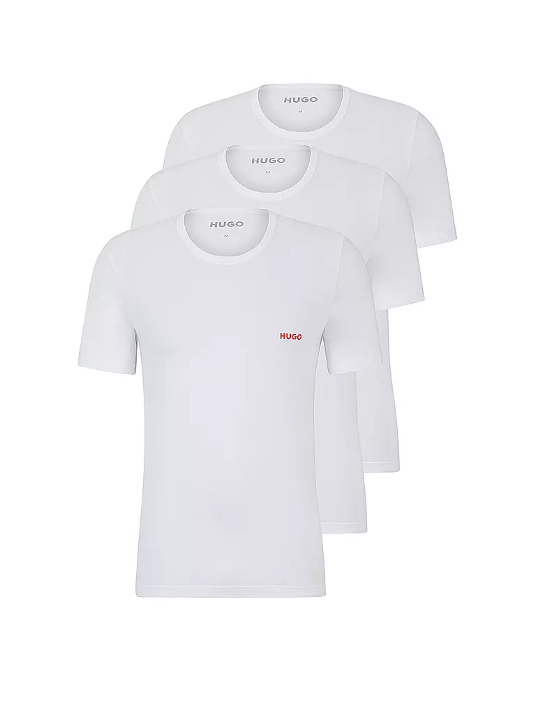 HUGO | Camiseta pack de 3 blanca | weiss