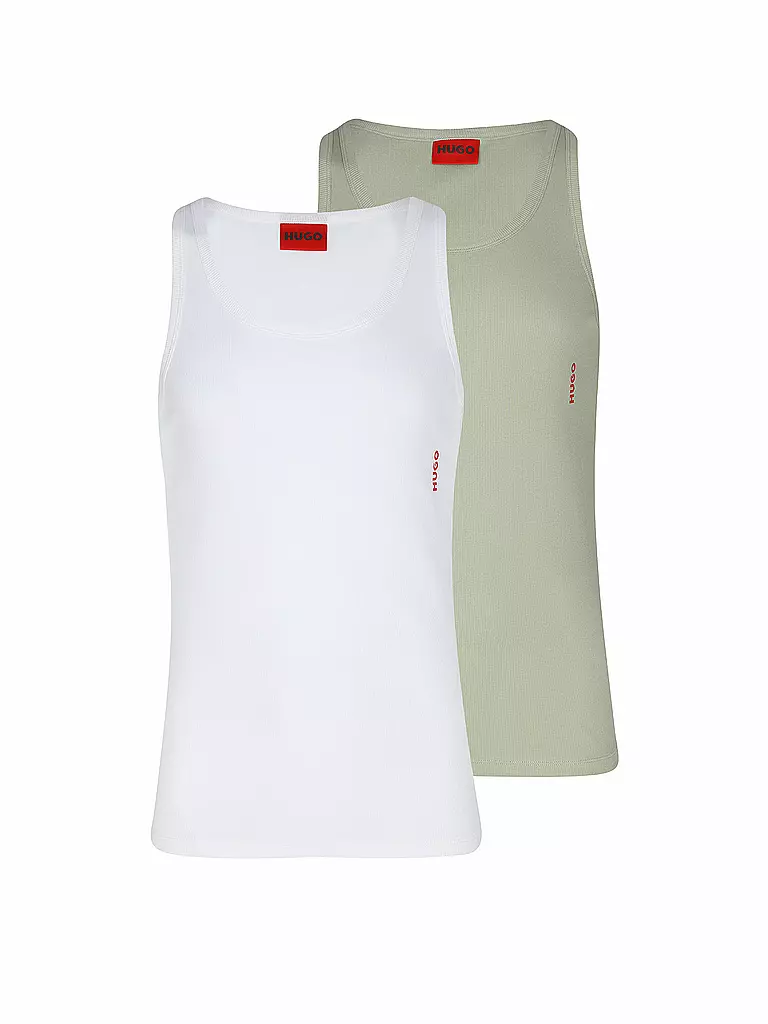 HUGO | Camiseta paquete de 2 open miscellaneous | weiss