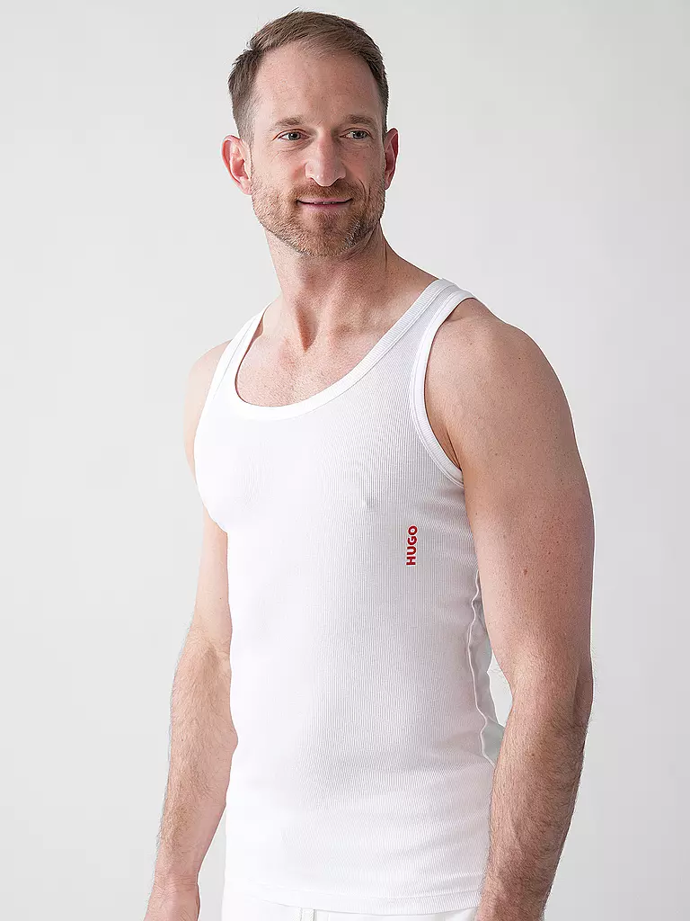 HUGO | Camiseta paquete de 2 open miscellaneous | weiss