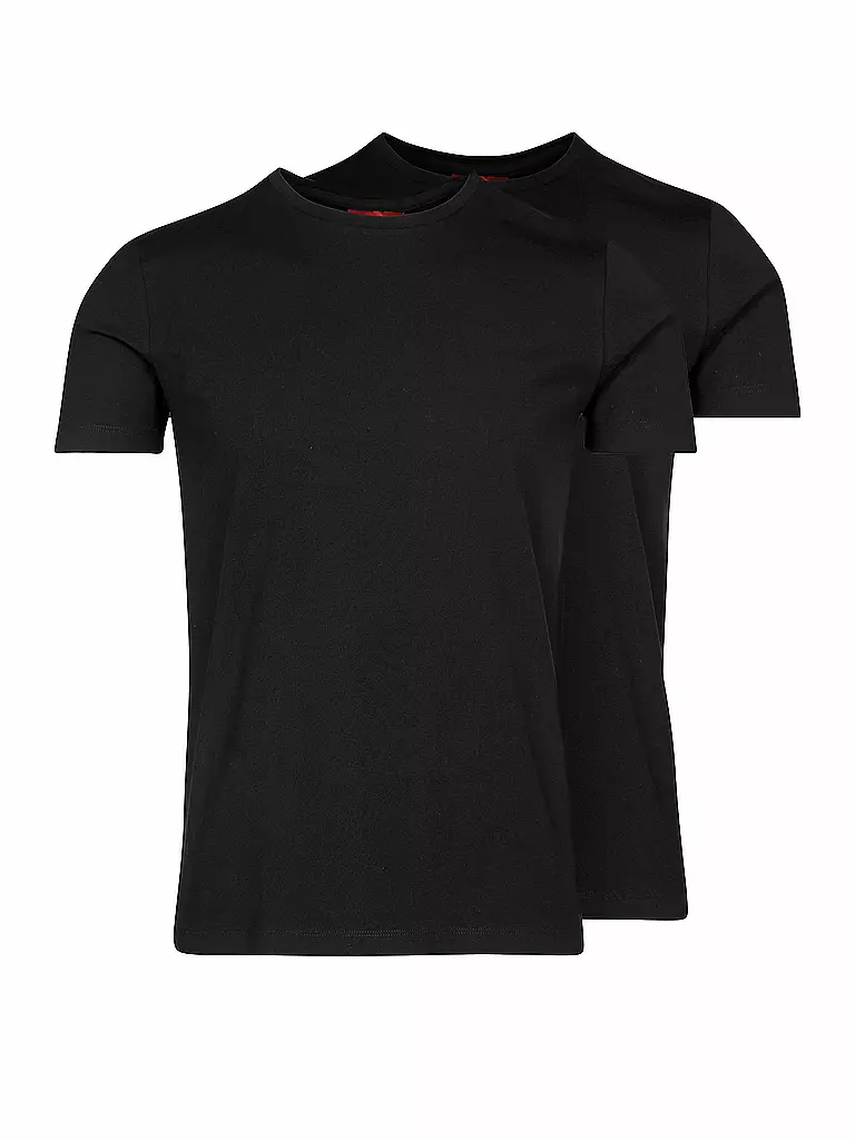 HUGO | Camiseta Paquete de 2 | schwarz
