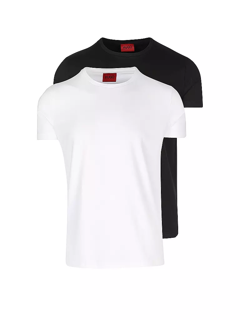 HUGO | Camiseta Paquete de 2 | schwarz