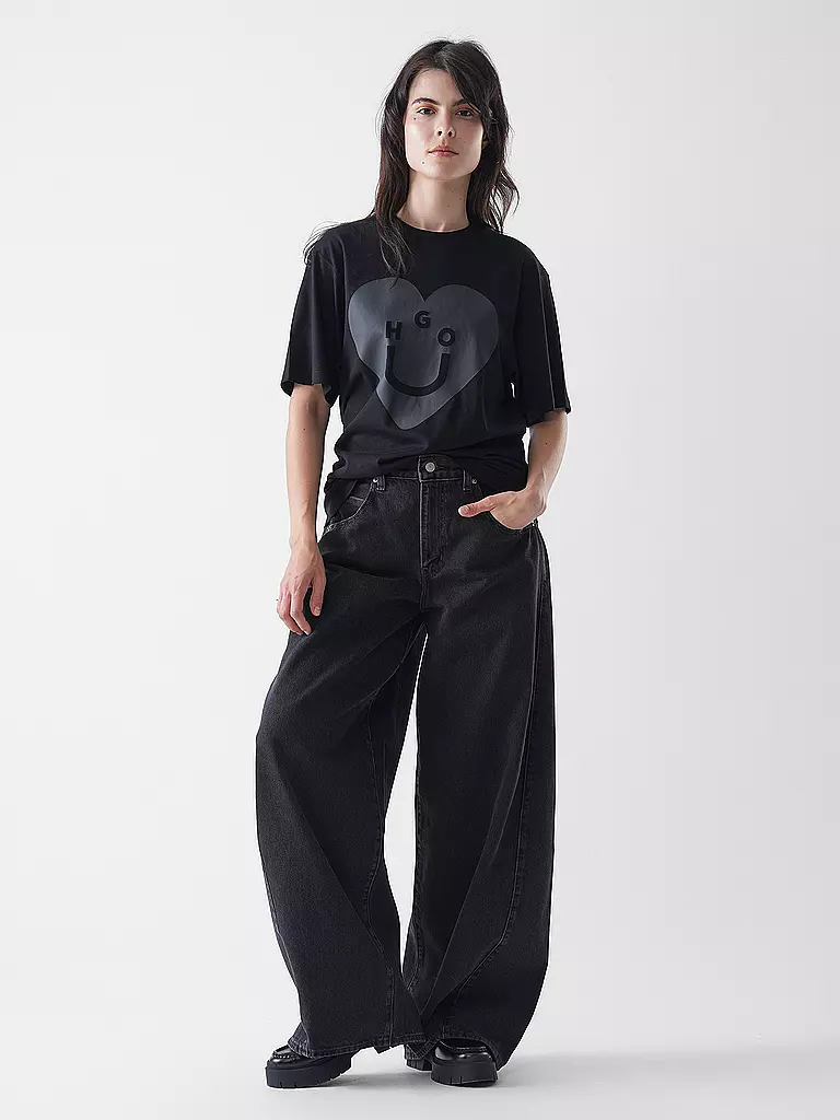 HUGO | Camiseta VINTAGE | Negro