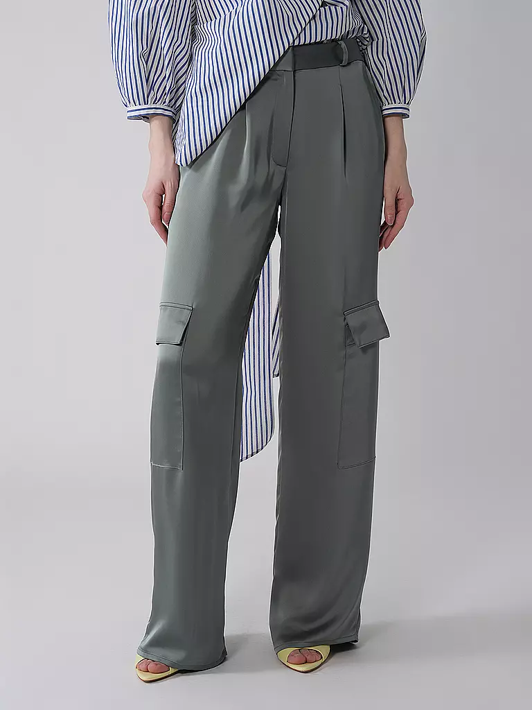 HUGO | Cargohose HANIRA | Verde claro