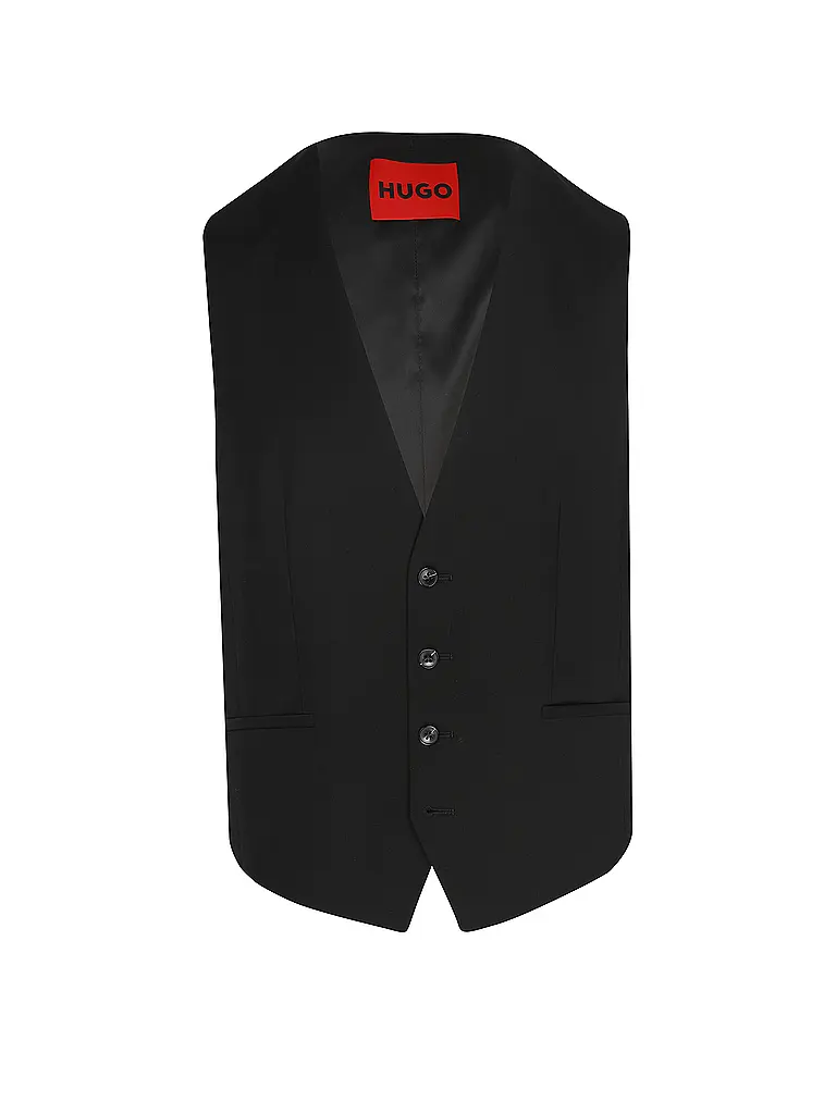 HUGO | Chaleco de traje VIN253X-MH | Negro