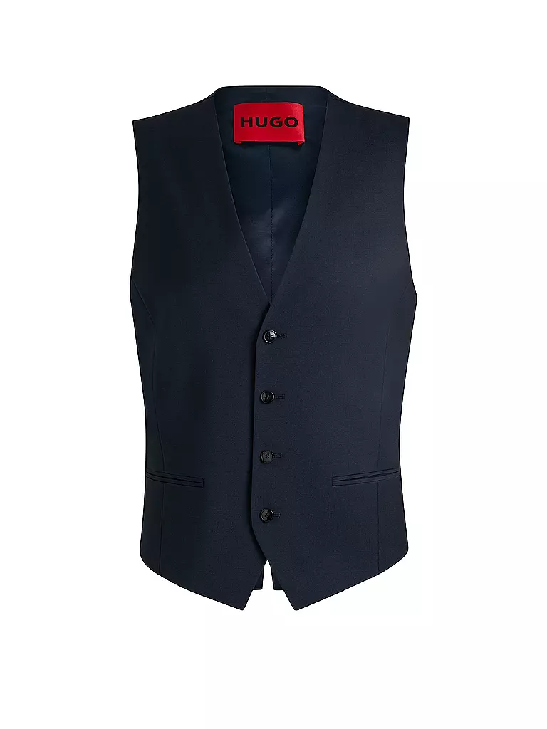 HUGO | Chaleco de traje VINM204 | Azul oscuro