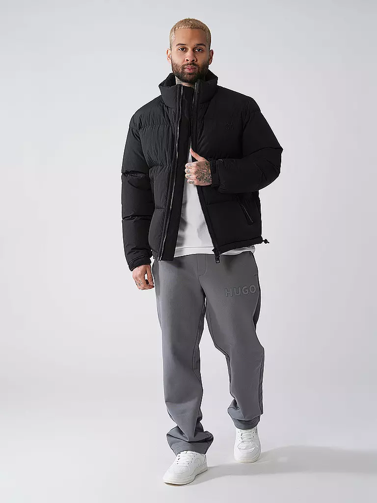 HUGO | Chaqueta acolchada de plumón BIRON | Negro